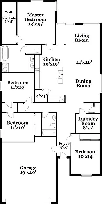 3 bed, 2.0 bath, 1706 sqft, $2,155 — Photo 2