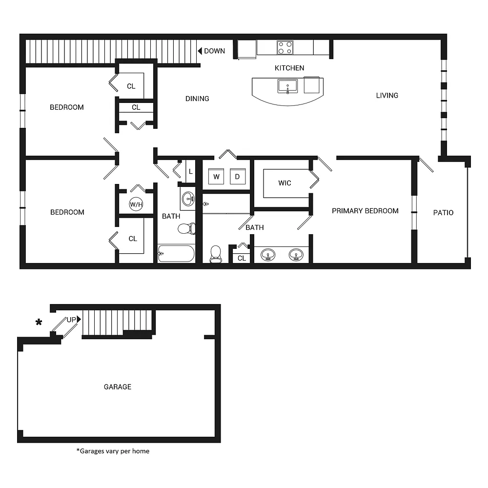 Floor plan Radiant