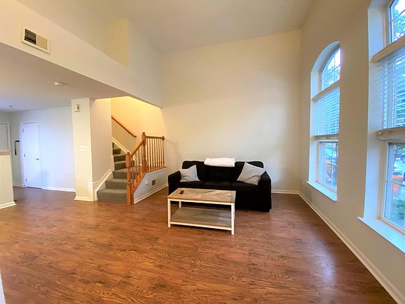 Living room with large windows for lots of natural light
