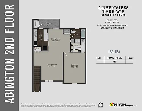 Floor plan Abington Deluxe