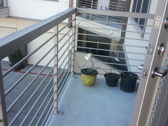 Patio - comfortably fits two people/chairs