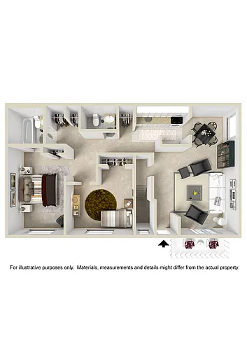 Floor plan Two Bedroom Dalewood