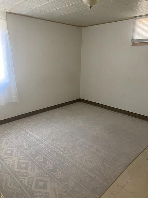 Bedroom with safety egress window.