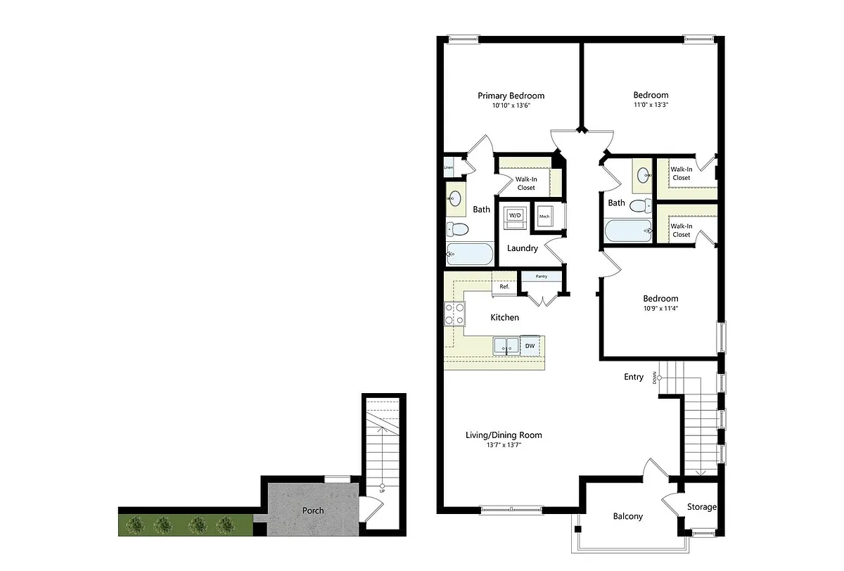 Floor plan Whitestone Second Floor