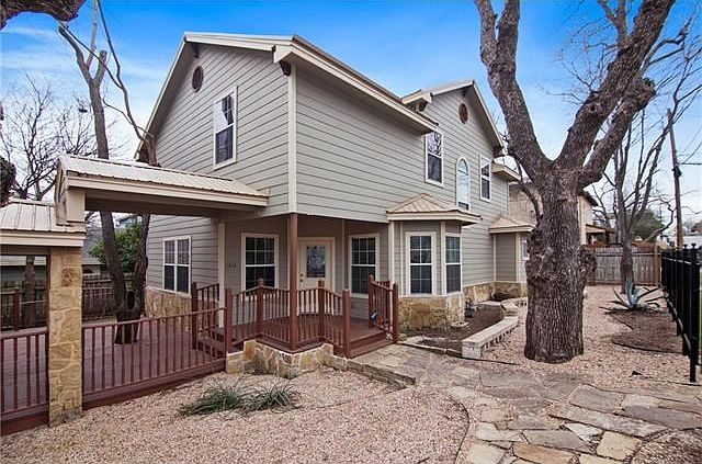 Exterior of Property - Large Trees, One Car Garage w/ Privacy Gate, Fully Fenced, Covered Patio