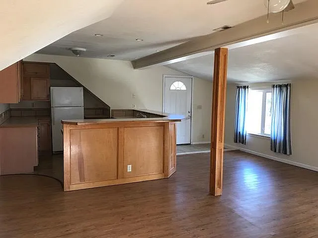 open kitchen/living area