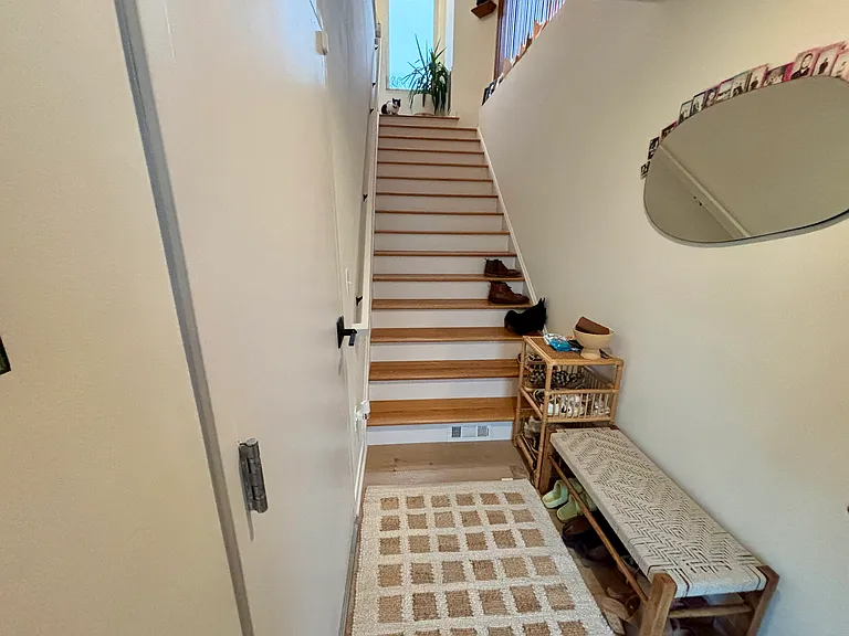 First floor entry