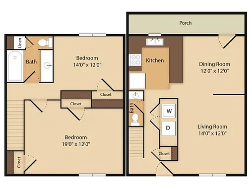 Floor plan Mckenzie
