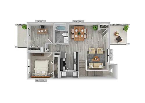 Floor plan B2