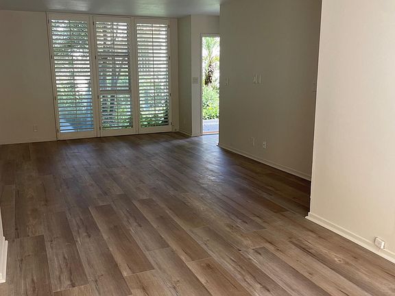 The dining and living room.