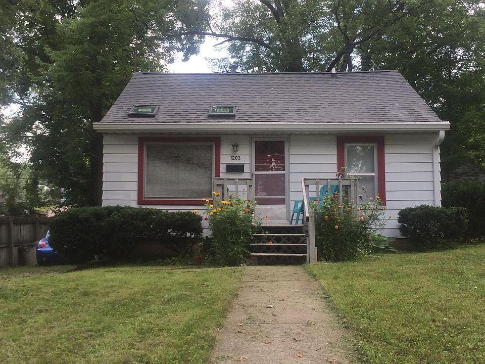 The house looks small from the front but extends further bac