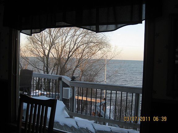 View from dining room window