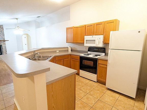 Kitchen and family room