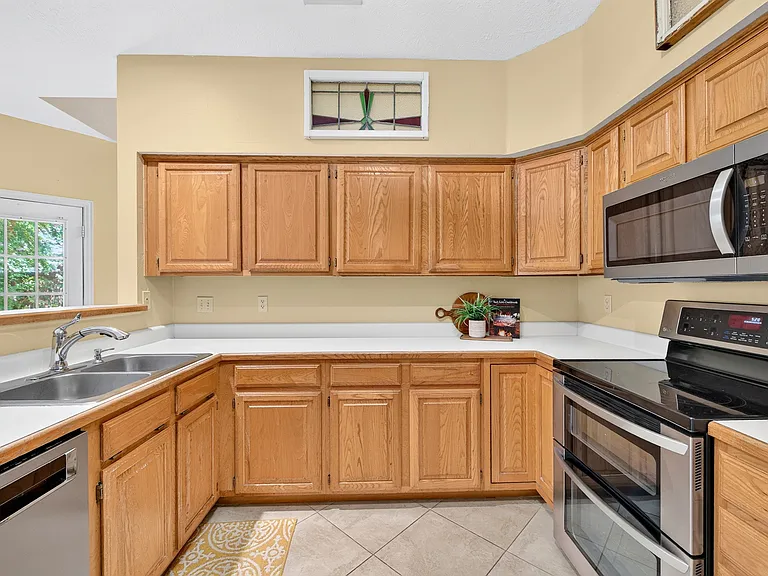 Kitchen with updated appliances