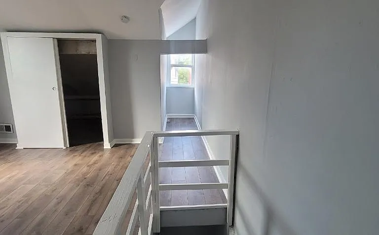Spacious, finished attic Bedroom #4 with additional storage space