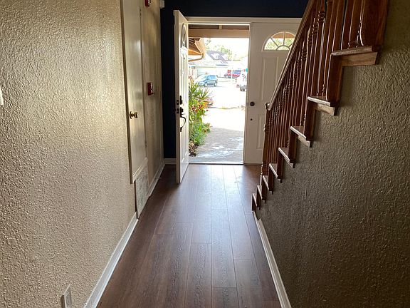 Looking out from the entrance