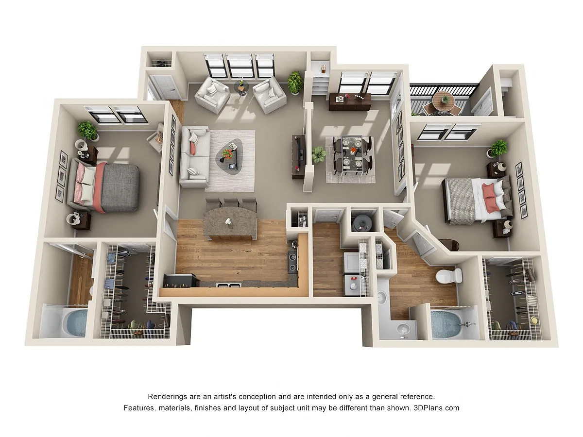 Floor plan Deerwood - B2