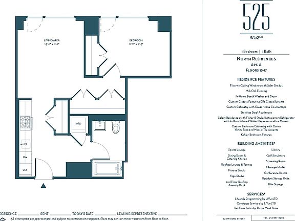 2nd image of 525 W 52nd St #15AN