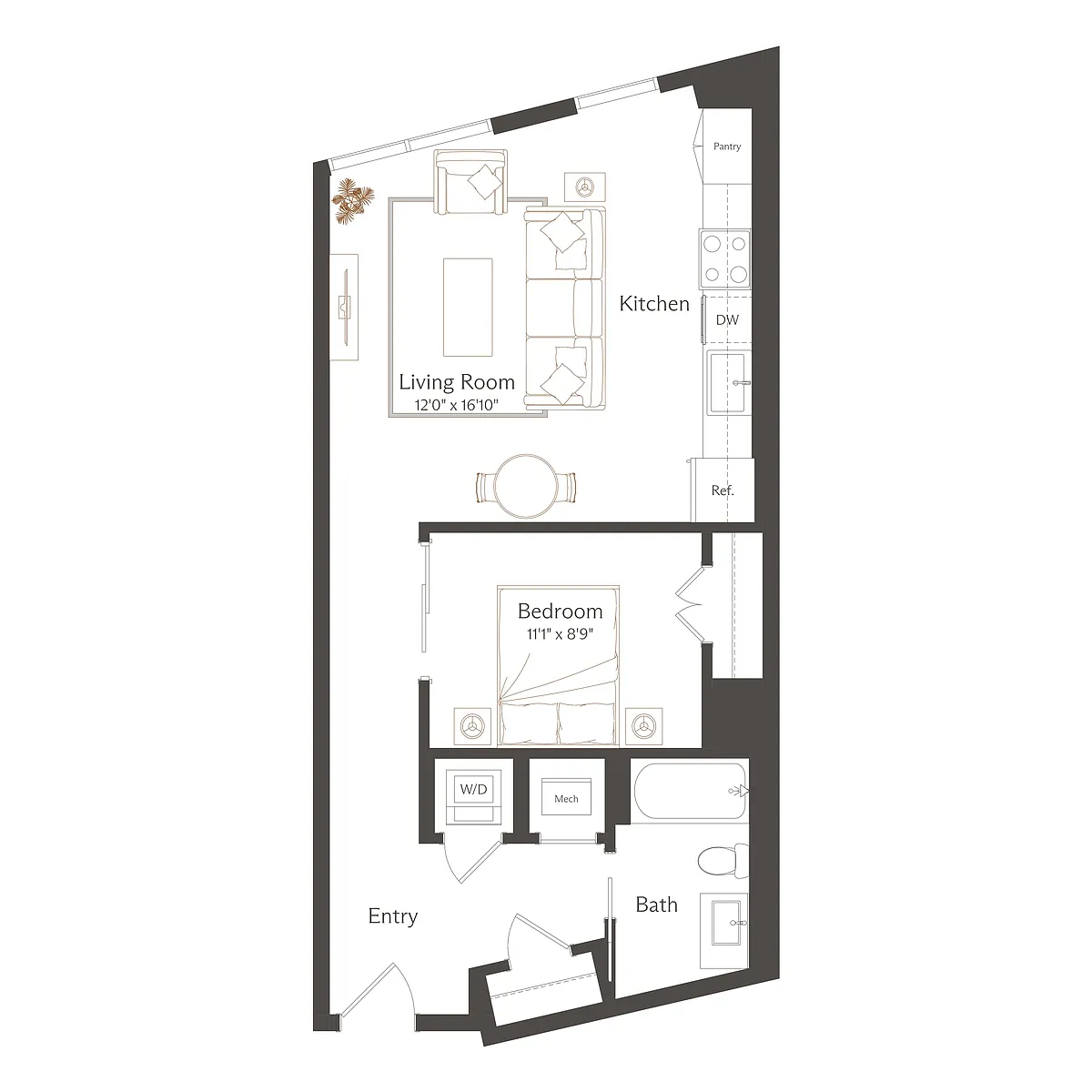 Floor plan AU1