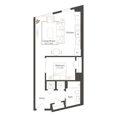 Floor plan AU1