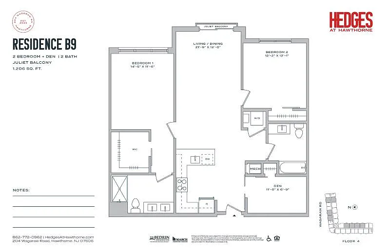 Floor plan B9
