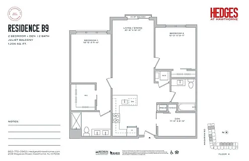 Floor plan B9