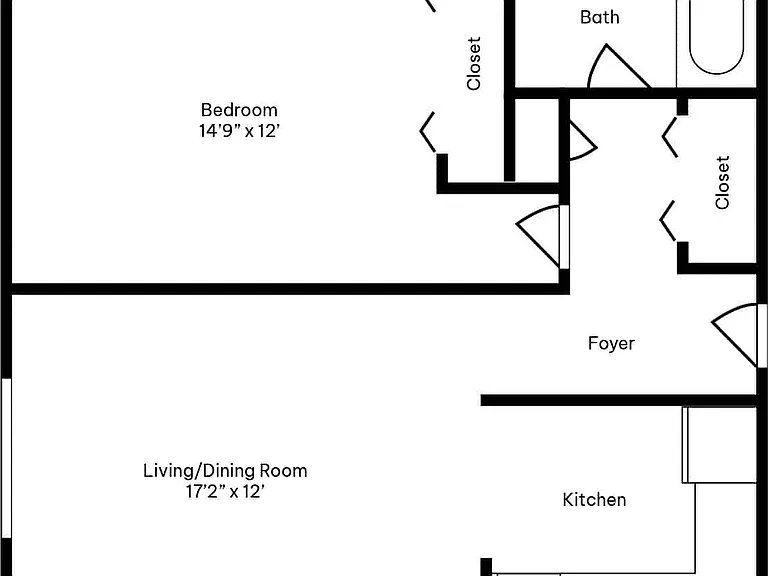 1 Bed 1 Bath A