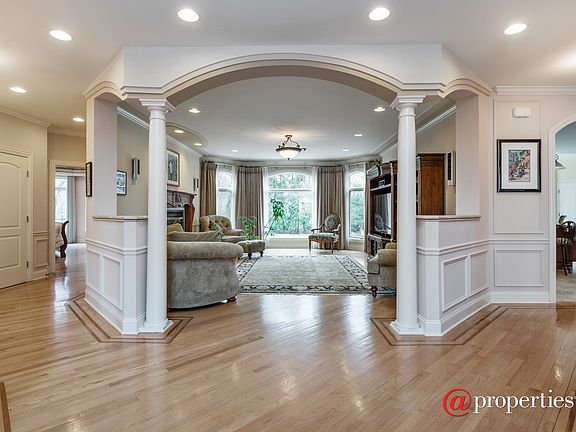 Foyer with a view of Family Room
