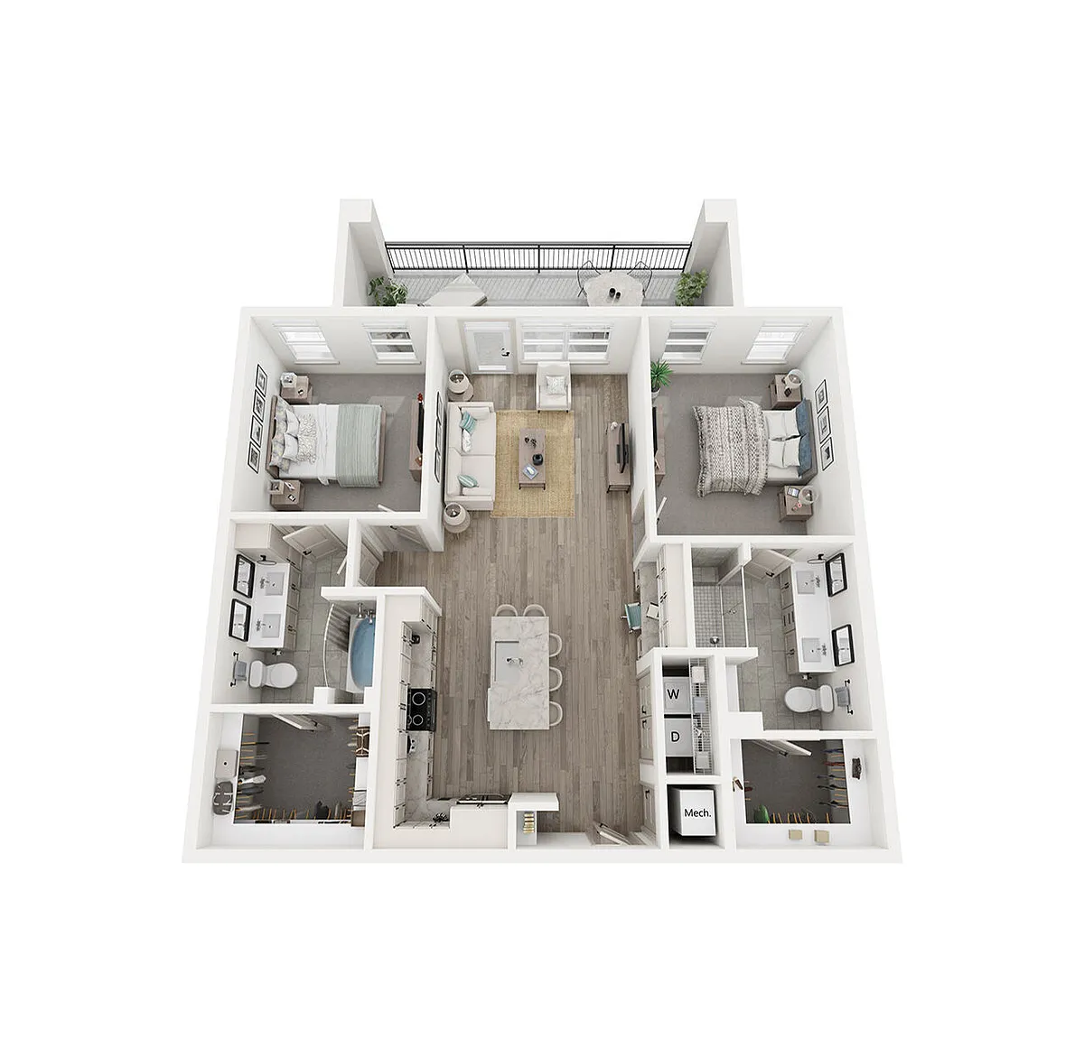 Floor plan 2.B1- Phase II