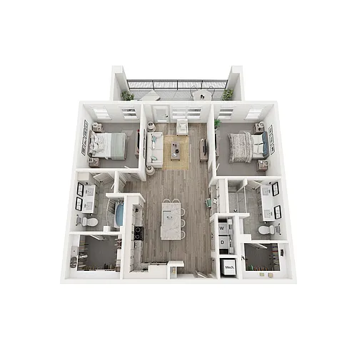 Floor plan 2B1