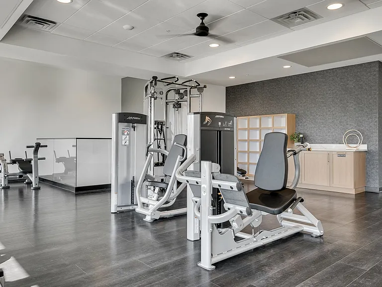 Achieve your fitness goals in our well-equipped fitness center.