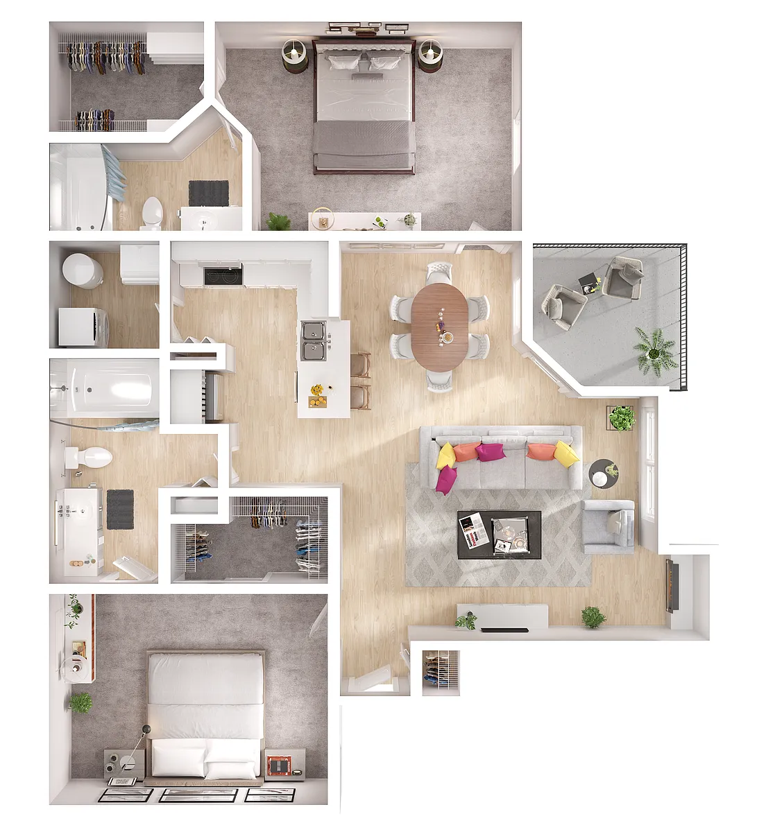 Floor plan Granada Renovated