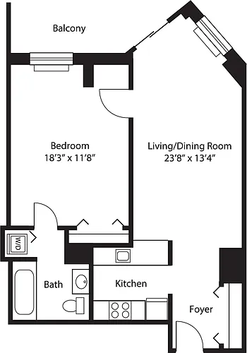 Floor plan C1B
