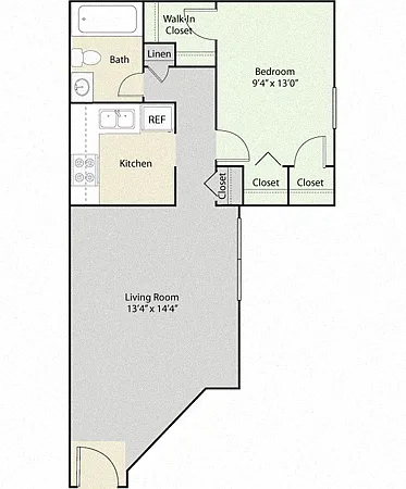 Floor plan A1 Income Restricted
