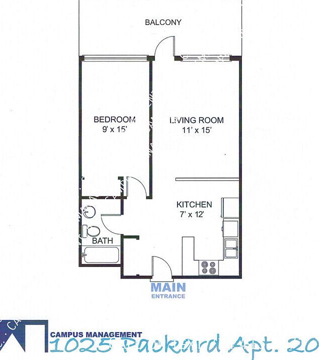 2nd image of 1025 Packard St APT 202