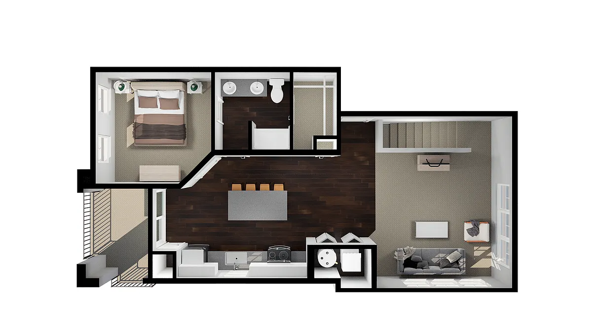Floor plan Townhome M