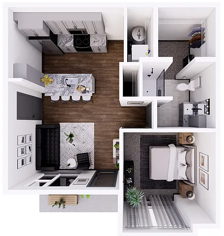 Floor plan Tillmore-1C