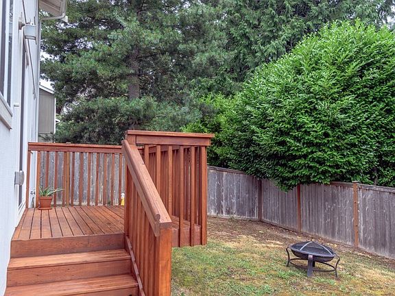 Stairs from back deck