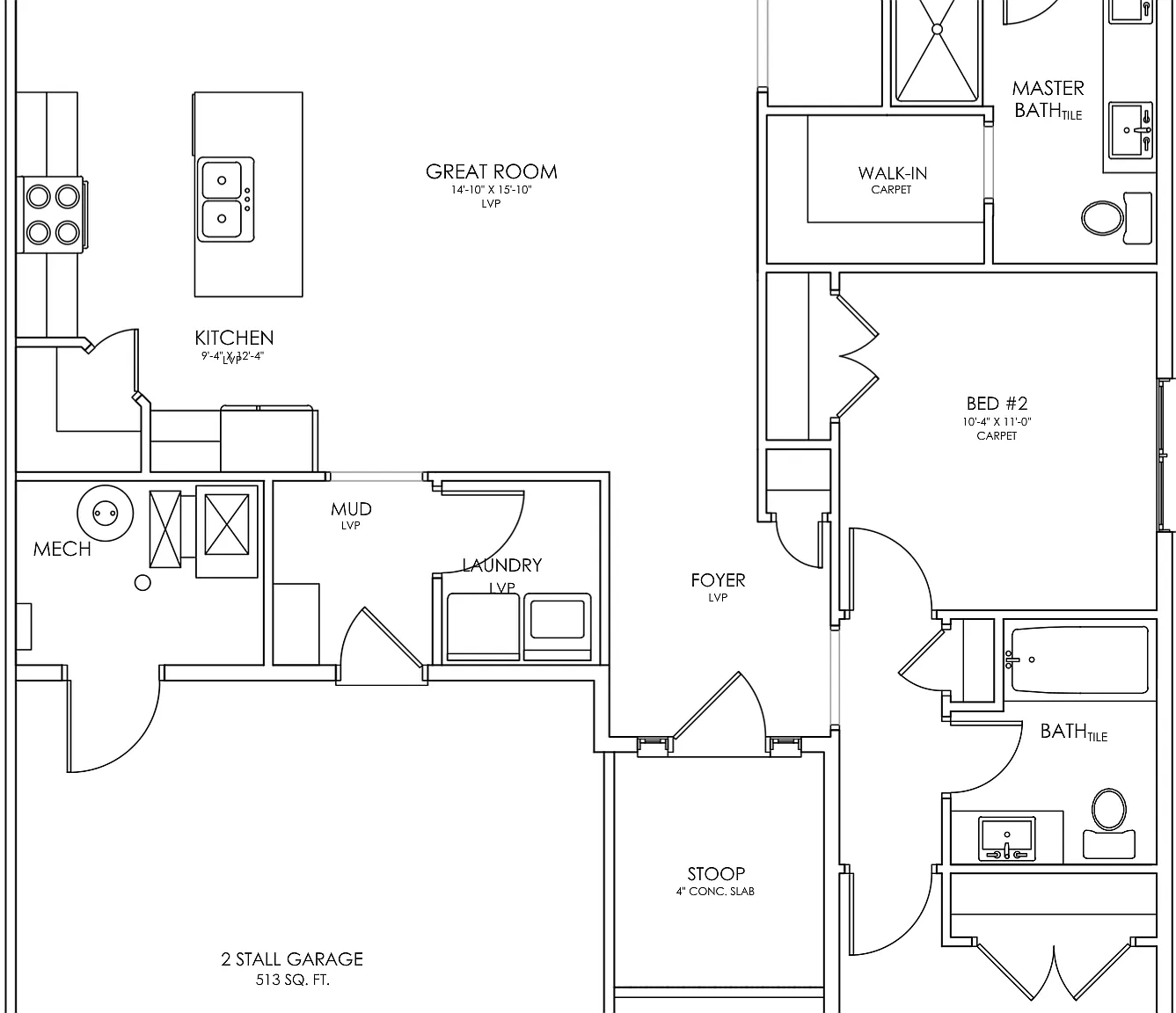3 bed, 1397 sqft, $2,500 — Photo 2