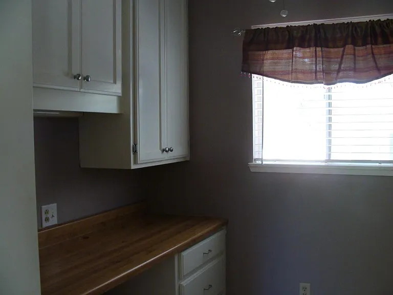 Laundry electric Hook-Ups
Full-Size Work Desk & Storage