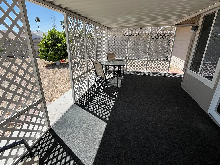 Covered patio