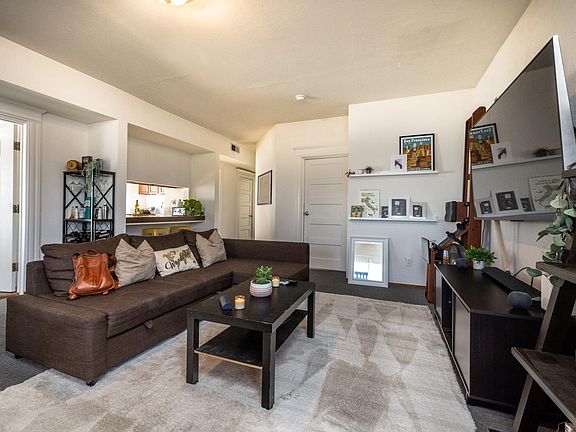 Huge open concept living room and dining room area.