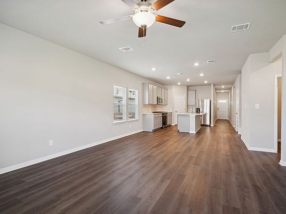 This open concept floorplan is great for hosting.