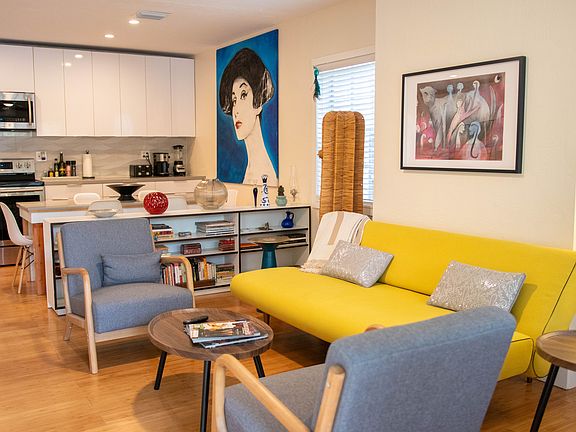 Living and Dining-Kitchen View