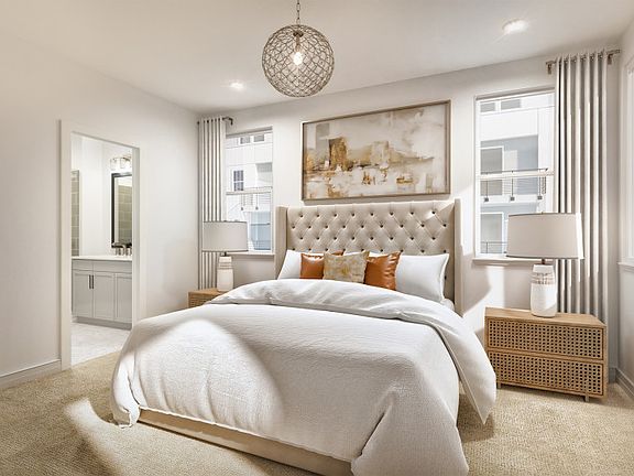 Luxurious owner s suite with plenty of sunlight