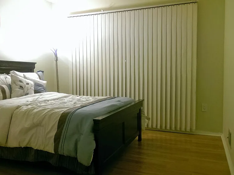 Spacious second bedroom with large closet