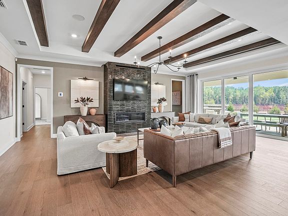 Spacious Gathering Room with Optional Fireplace