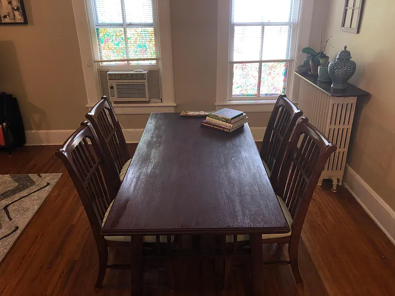 Dining Area - Spacious, large windows, high ceilings, right off the kitchen.