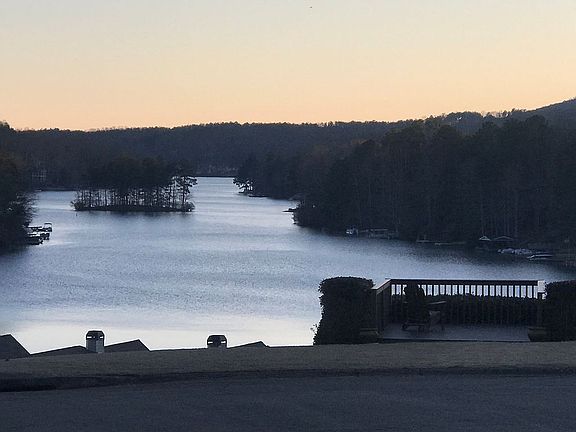 View of lake from overlook 