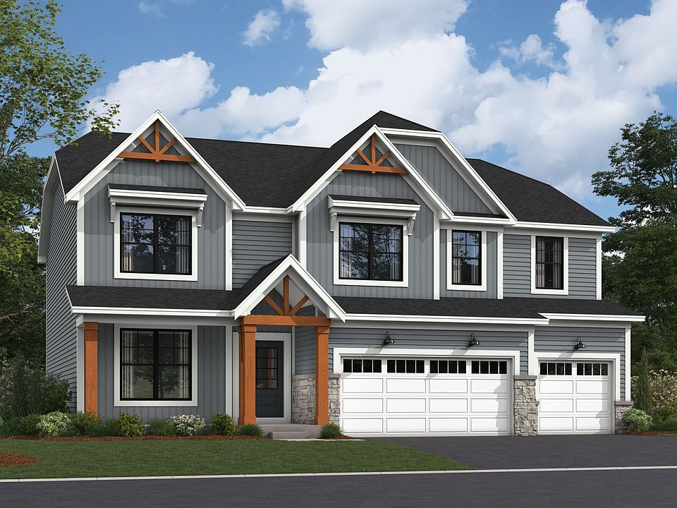 Lyndale Elevation Rustic Farmhouse